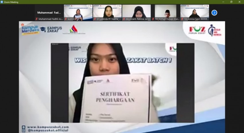 Ciptakan Generasi Zakat, FOZ Wisuda 141 Mahasiswa Magang
