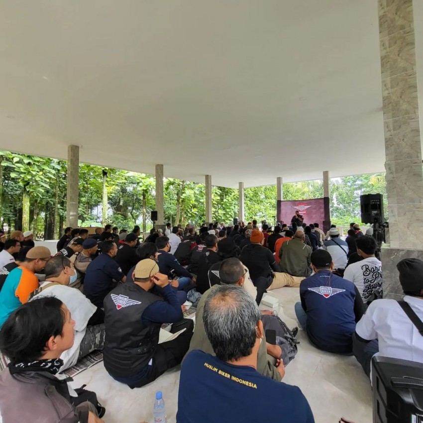 Muslim Biker Indonesia Galang Dana Bangun Fasilitas Wudhu