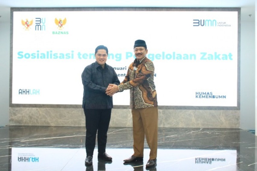 Berpengalaman, Erick Thohir Instruksikan Zakat di BUMN Dikelola BAZNAS