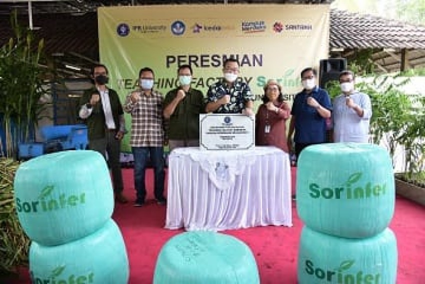 IPB Luncurkan Teaching Factory Sorinfer, Inovasi Produk Pakan Ternak