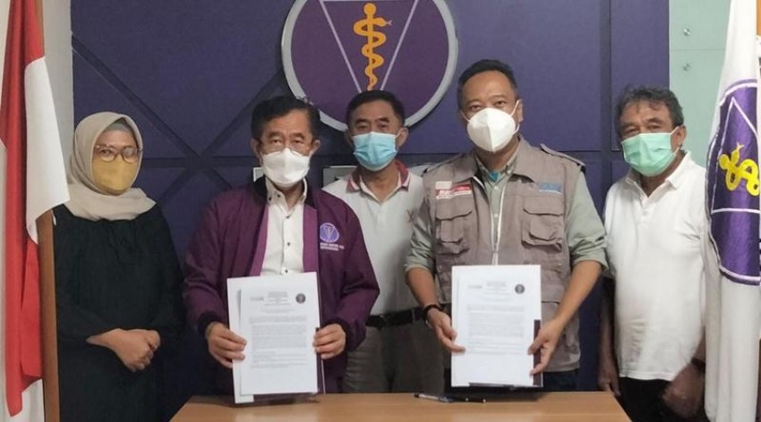 PDGI Gandeng Indonesia Care Bangun Huntara Pengungsi Semeru