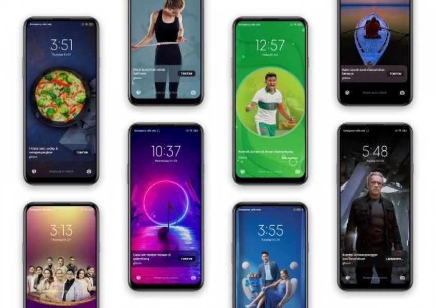 Masuk Indonesia, Glance Permudah Akses Konten di Lock Screen