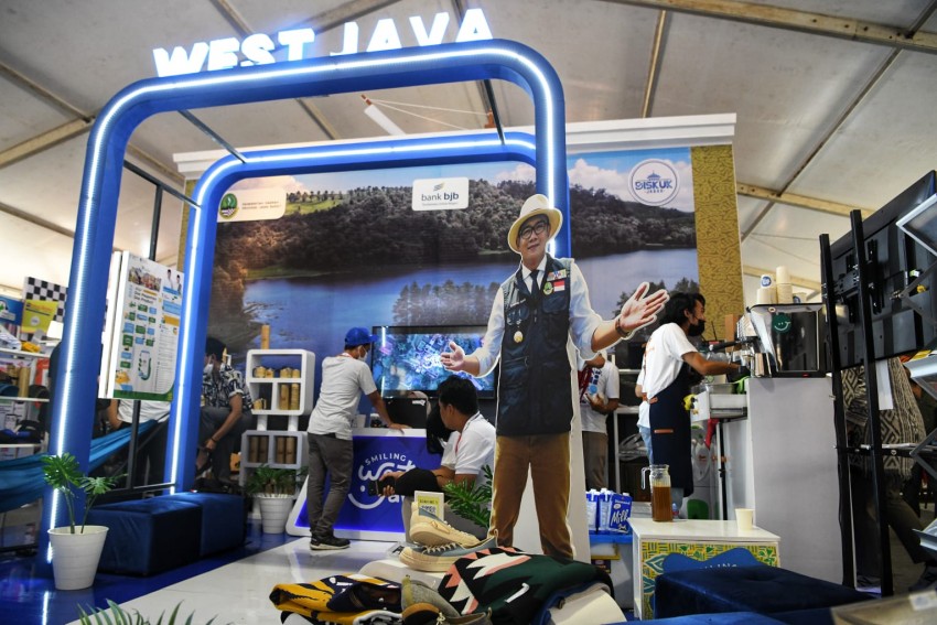 Dipamerkan di Mandalika, Produk Pesantren Jabar Ludes Terjual