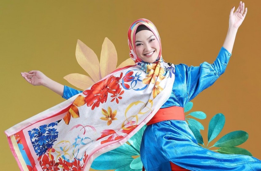 Perdana, Scarf Sroja Terinspirasi dari Aneka Tanaman