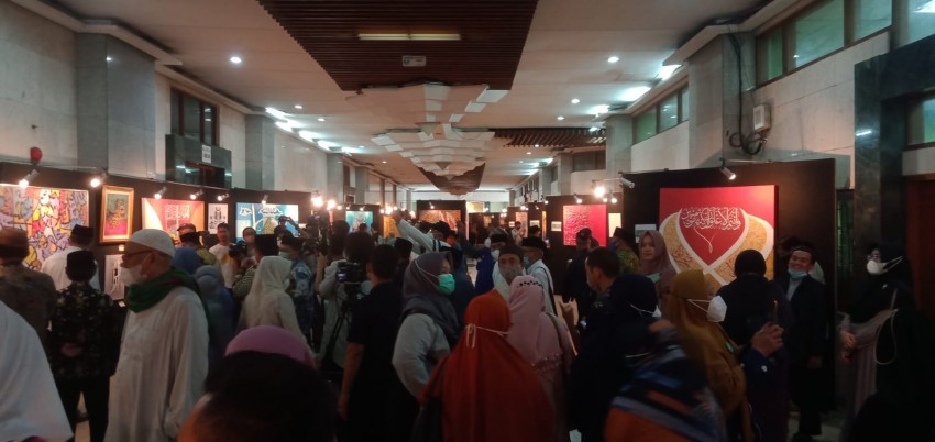 Sandiaga Uno Dukung Seniman Syiar Dakwah Melalui Seni Kaligrafi