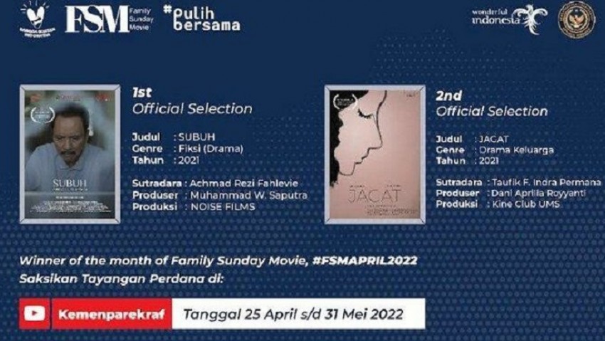 Film Subuh Garapan Mahasiswa UMY Jadi Juara Family Sunday Movie