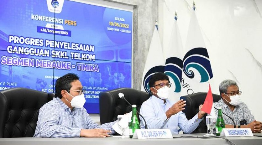 Kominfo Targetkan Perbaikan SKKL Merauke-Timika Rampung Akhir Mei 2022
