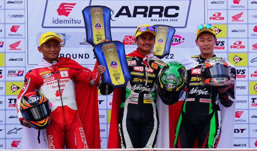 Rheza Danica dan Andi Gilang Rebut Dua Podium di AARC Sepang