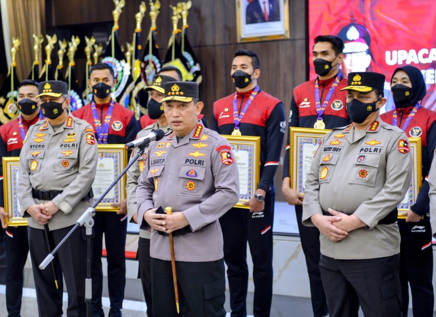 Kapolri: Torehan Prestasi Atlet di Sea Games Harus Jadi Contoh