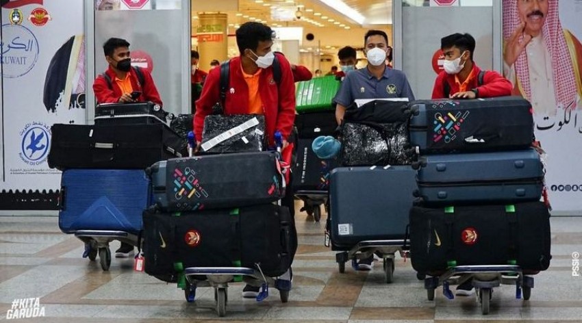 Tiba di Kuwait, Timnas Indonesia Banjir Dukungan dari Warganet
