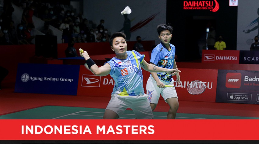 Menang Telak atas Wakil Belanda, Apriyani/Fadia Lolos ke 16 Besar