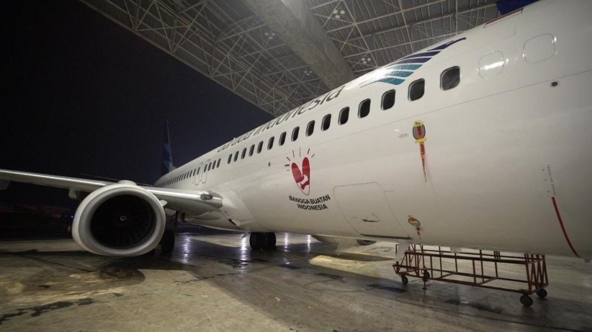 Maskapai Garuda Perkuat Branding Logo Bangga Buatan Indonesia