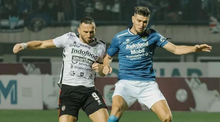 Bali United Imbangi Persib 1-1, 9 Pemain Diganjar Kartu