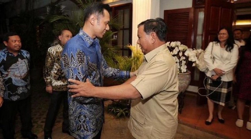 Bertemu Prabowo, AHY Ungkap Kesamaan Pandangan Demokrat dan Gerindra