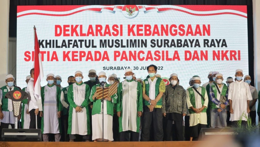 52 Anggota Khilafatul Muslimin Kembali ke Pelukan NKRI