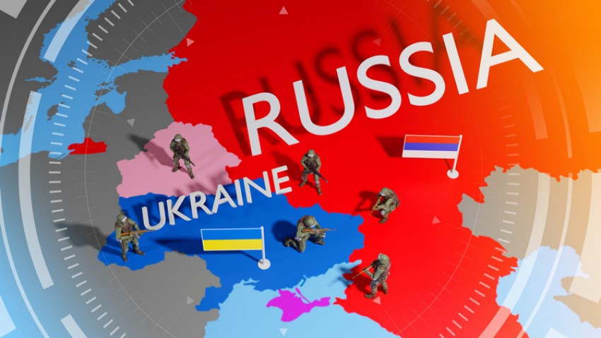 Rusia Kibarkan Bendera Kemenangan di Ukraina Timur