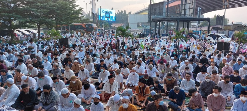Ratusan Umat Islam Hadiri Salat Idul Adha di BCP Kota Bekasi