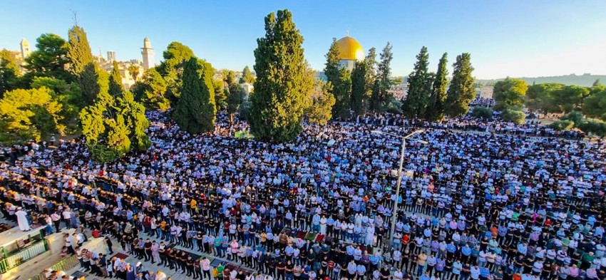 Masya Allah, 150 Ribu Umat Islam Shalat Id di Masjid Al-Aqsa