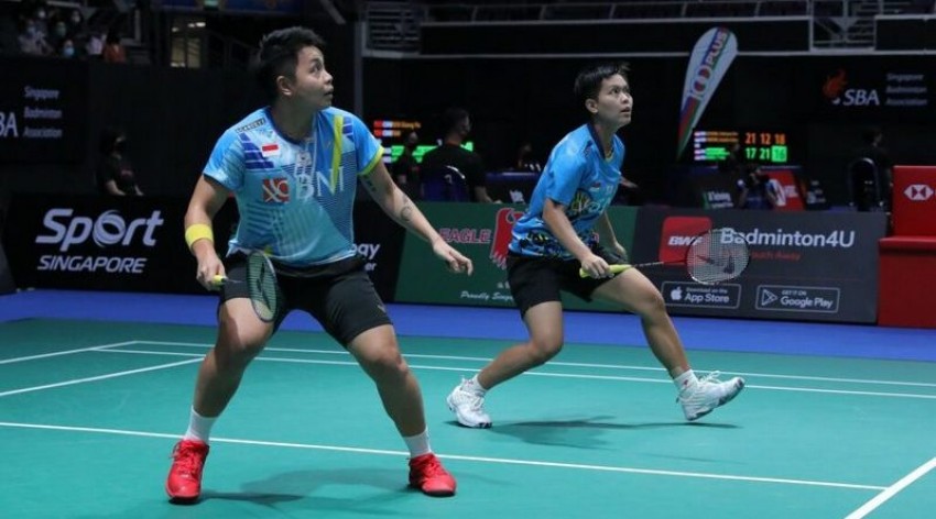 Apriyani Rahayu/Siti Fadia Juara Singapore Open 2022