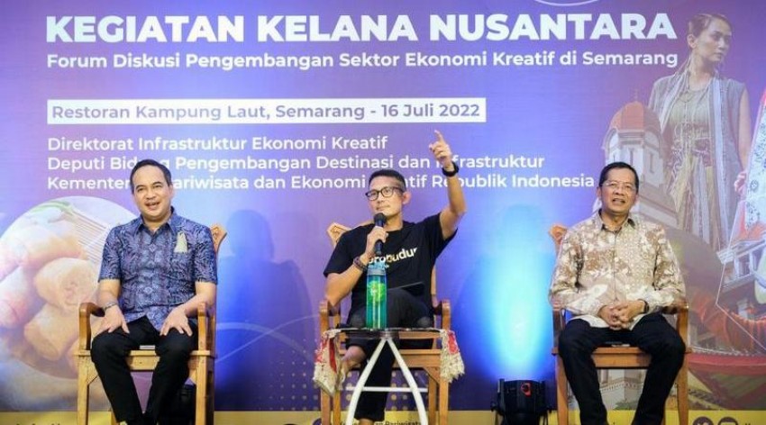 Sandiaga Dorong Kreator di Kota Semarang Kembangkan Potensi Fesyen dan Film