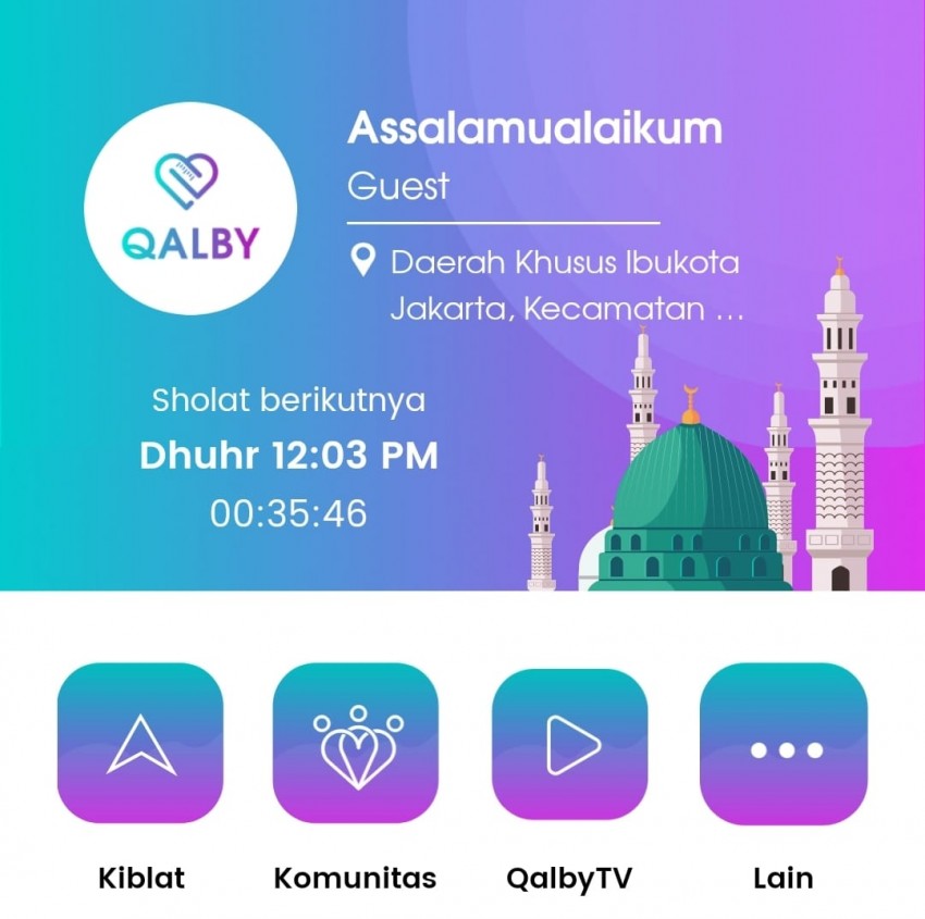 Hadir di Indonesia, QalbyApp Bantu Kebutuhan Milenial Muslim Beribadah