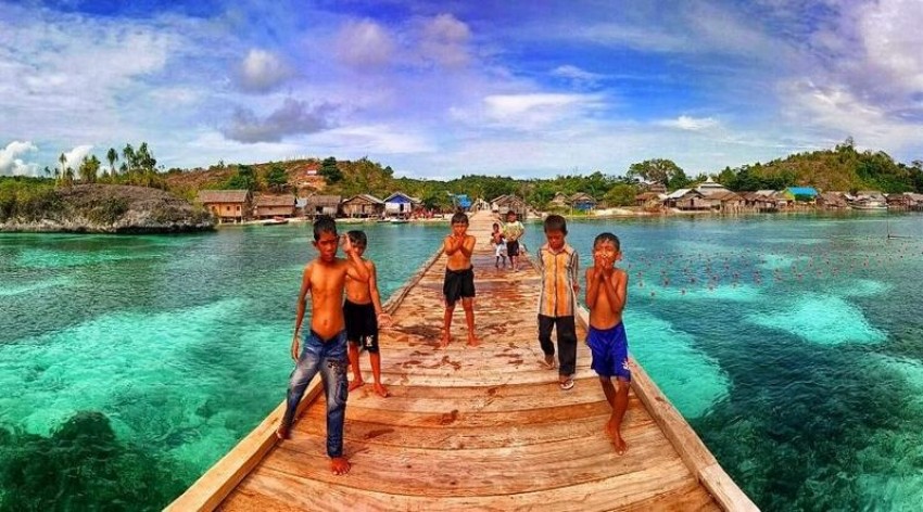 Taman Laut Kima, Spot Andalan Desa Wisata Mbuang-Mbuang