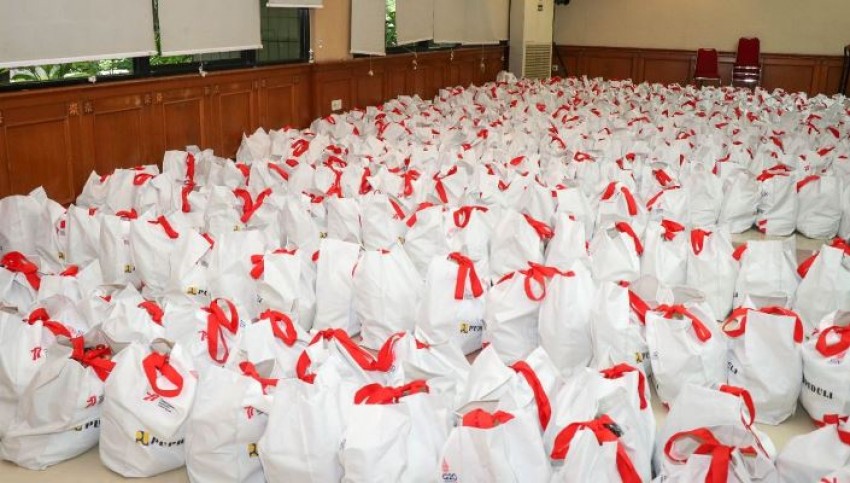 PUPR Peduli Salurkan Rp3 Miliar Bantuan Sembako ke Daerah