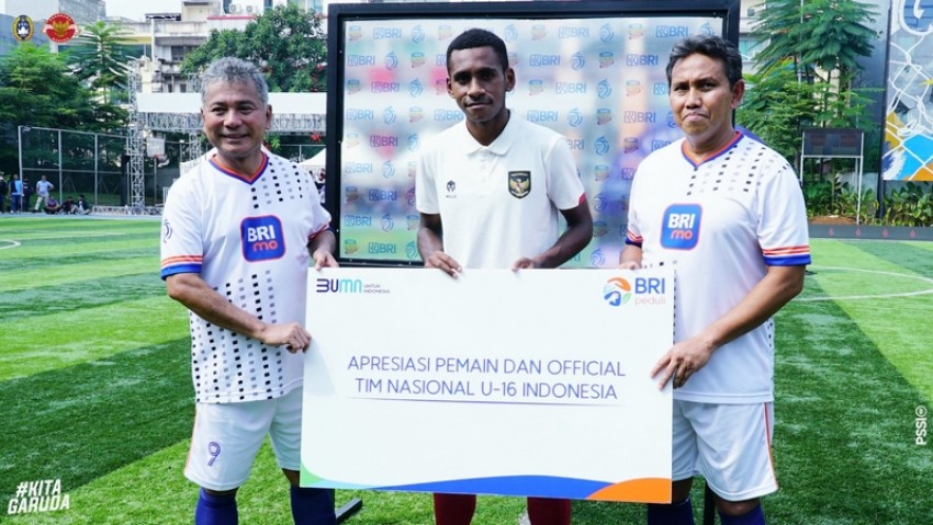 Bonus Timnas U-16 Bertambah, BRI Sumbang Rp1 Miliar