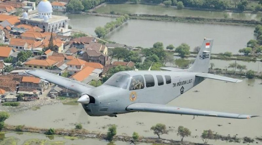 Badan Pesawat TNI AL G-36 Bonanza Ditemukan di Kedalaman 15 Meter