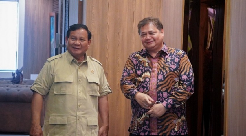 Prabowo dan Airlangga Bertemu Empat Mata, Bahas Apa?