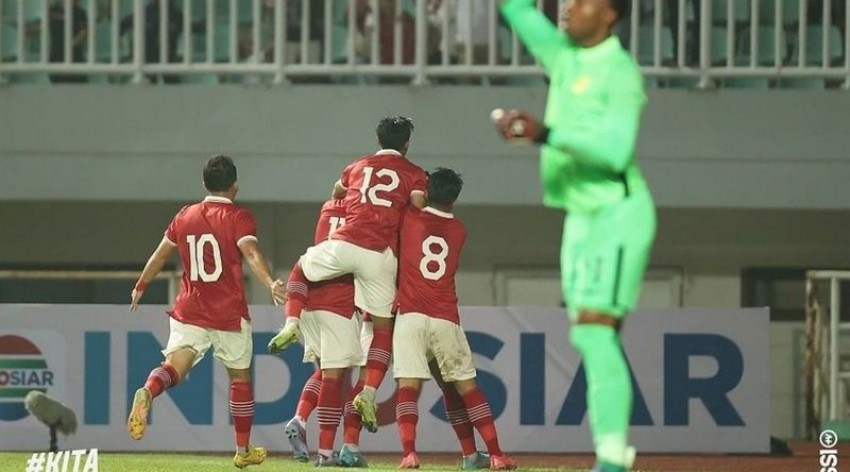 Dimas Drajad Bawa Indonesia Unggul 1-0 atas Curacao di Babak Pertama