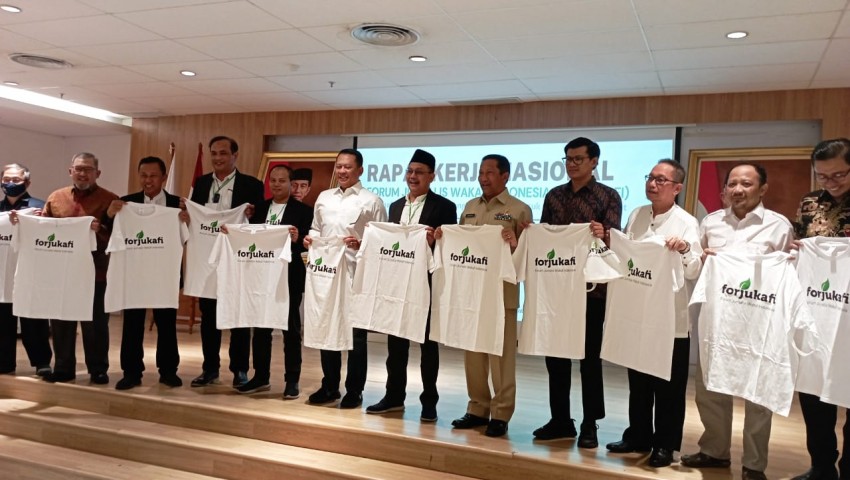 Gelar Rakernas, Forjukafi Kejar Potensi Wakaf Nasional