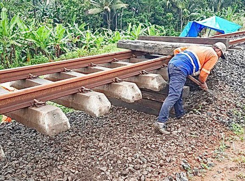 Rel Ambles di Cilacap, Perjalanan Kereta Api Terhenti