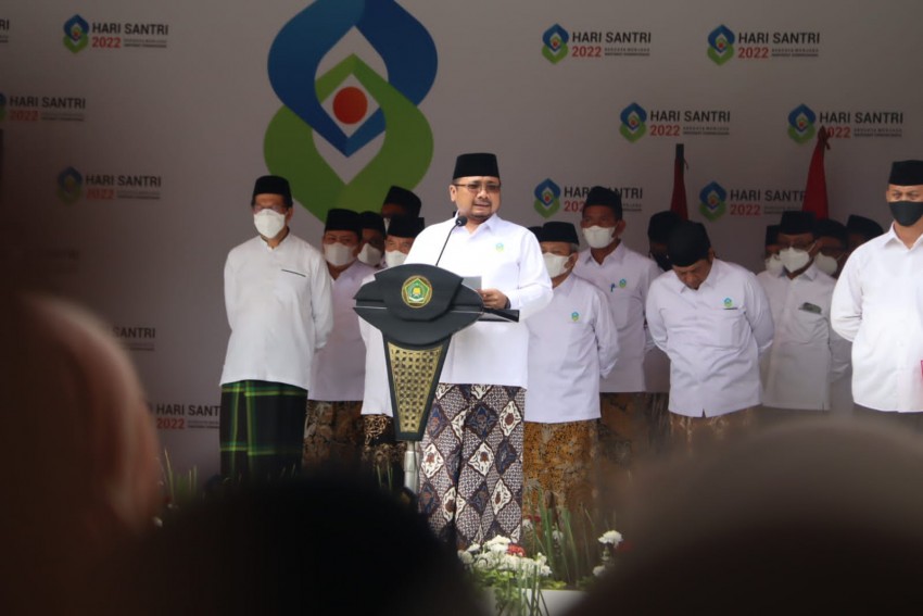 Menag: Santri Penjaga Martabat Bangsa dan Kemanusiaan