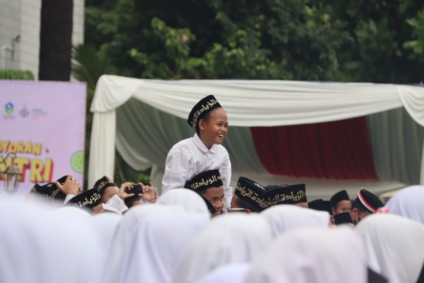 Suka Cita Santri dalam Peringatan Hari Santri Nasional di Kemenag