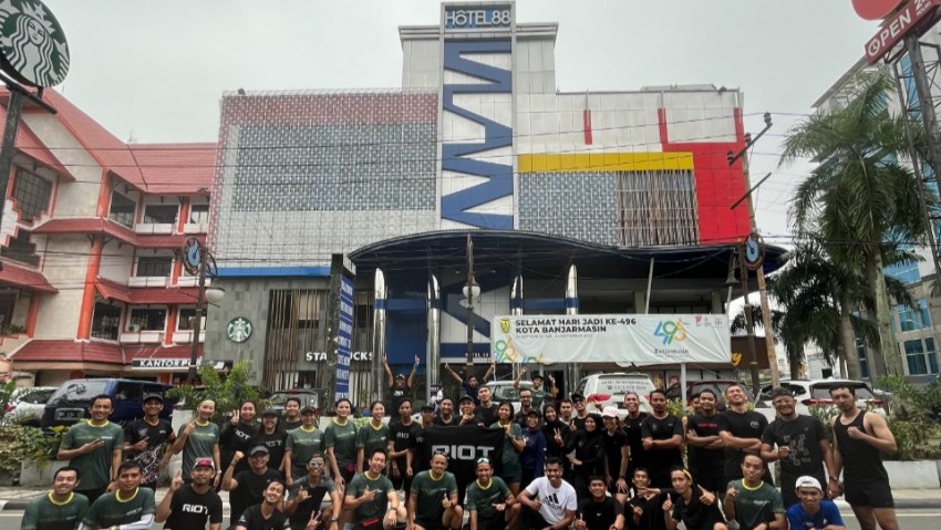 Hotel 88 Banjarmasin Dukung Aksi Donasi dari Komunitas Lari