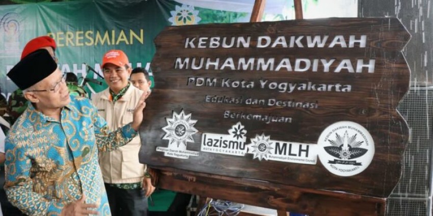 Resmikan Kebun Dakwah, Haedar: Langkah Bagus Hadapi Kelangkaan Pangan