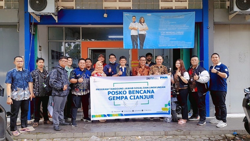PNM Peduli Salurkan Bantuan untuk Masyarakat Cianjur