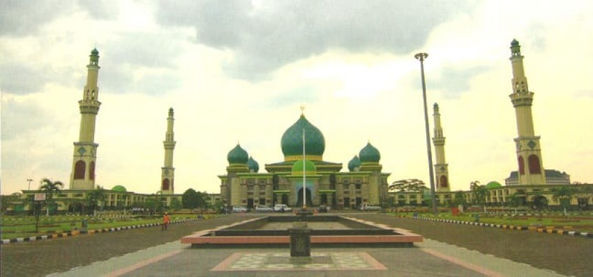 Berasa di India, Masjid An Nur Suguhkan Pemandangan Taj Mahal