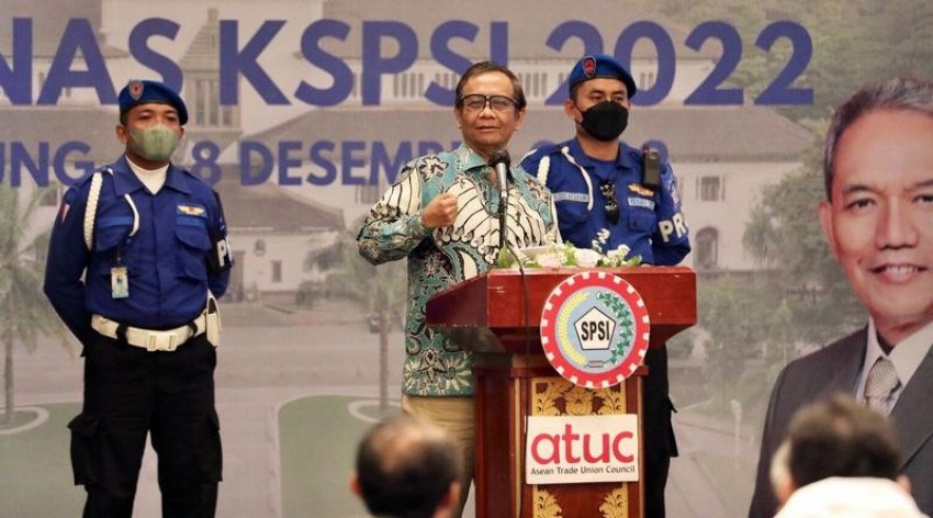 Menkopolhukam Minta KSPSI Tetap Kritis Terhadap Kebijakan Pemerintah