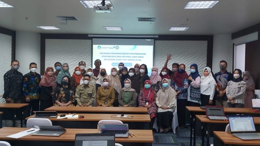 Cegah Stunting, Unair dan Kampus se-Jatim Hadirkan Program Desa Emas