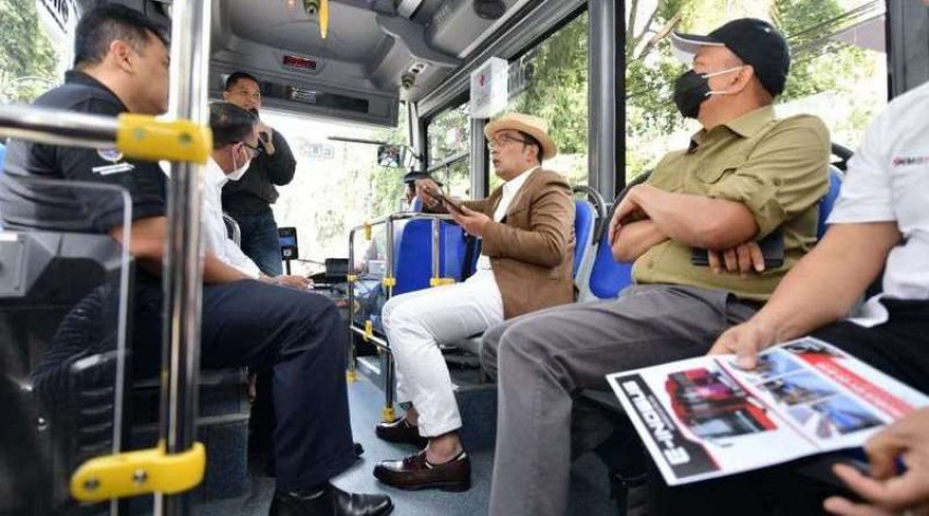 8 Bus Listrik Bekas KTT G20 Mulai Mengaspal di Bandung Raya