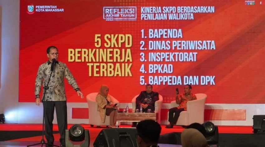 Bapenda Raih Predikat Pertama SKPD Terbaik Hasil Refleksi Akhir Tahun 2022