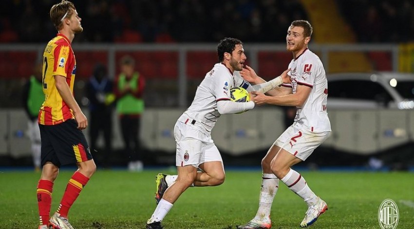 Lecce Vs AC Milan 2-2, Calabria Selamatkan Rossoneri Dari Kekalahan