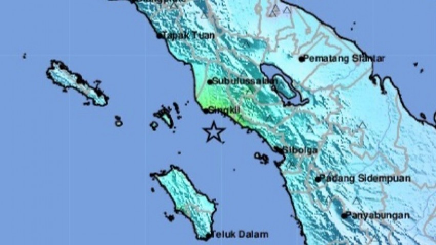 Getaran Gempa M6,2 Aceh Singkil Terasa Kuat di 4 Kabupaten
