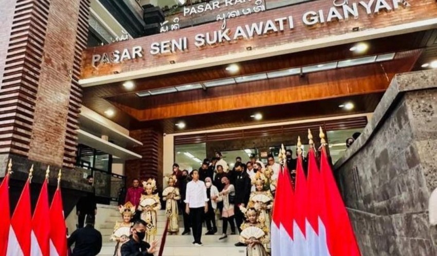 Jokowi Resmikan Pasar Seni Sukawati, Surga Kerajinan di Bali
