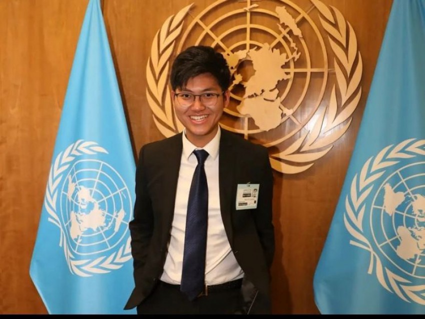 Mahasiswa Indonesia Pidato di PBB Paparkan Inovasi AI untuk Pendidikan