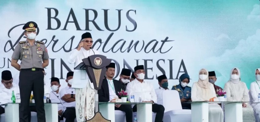 Kiai Ma'ruf Amin Tekankan Pentingnya Menggaungkan Shalawat