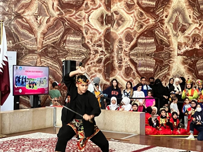 Pencak Silat Indonesia Unjuk Kedigdayaan di Haornas Qatar