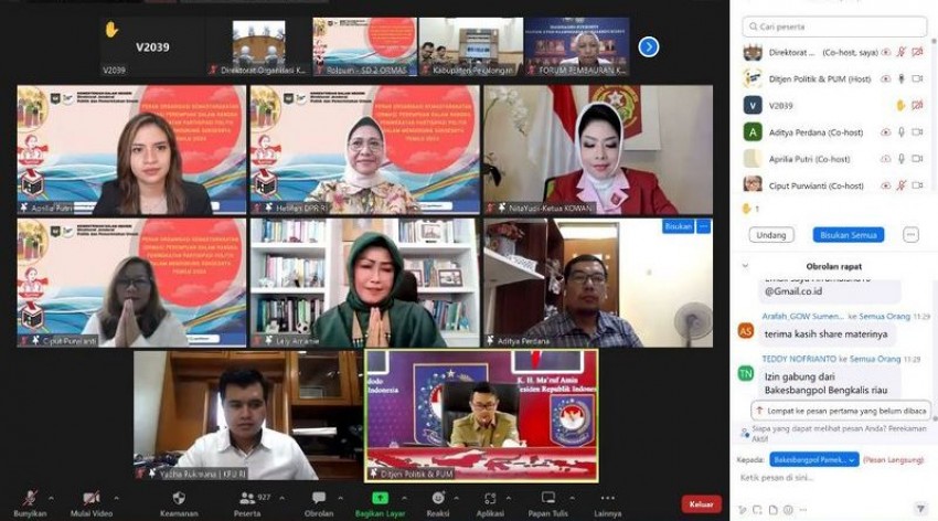 Kemendagri Dorong Ormas Perempuan Sukseskan Pemilu 2024